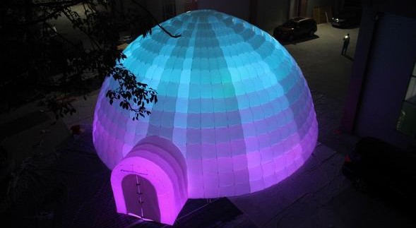 Tente Gonflable Bulle Ejia Igloo Dome – 10 Pieds – Avec Ventilateur – Fête